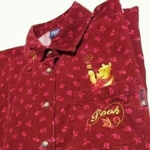 Disney Corduroy Pooh Long Sleeve Shirt
